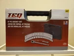 Teq Correct - 47 Pc Socket Set 3/8 Drive Sae/metric 6 Point Teq334. Fixed Price $65.00.
