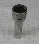 Snap-on 1/2" Drive 3/8" Sae 12pt Flank Deep Chrome Socket #s121a Usa. Fixed Price $29.99.