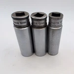 Snap On Metric 3/8" Drive Deep Well Socket Lot - Sfm14 Sfm15 Sfm16 14 15 16mm. Fixed Price $49.99.