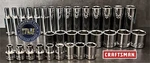 Craftsman 32pc Short & Deep 3/8 Metric Mm 6pt Ratchet Wrench Socket Set. Fixed Price $84.96.