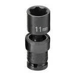 Grey Pneumatic Gry-911ums 1/4" Surface Drive X 11mm Standard Universal. Fixed Price $27.49.