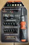 Torelli 29 Piece Magnetic & Ergonomic 1/4" Drive Socket Bit Driver Ratcheting. Fixed Price $2.99.
