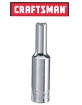 New Craftsman Socket Cmmt 1/4 Drive Shallow Deep 6 Pt Metric / Inch Choose Size. Fixed Price $13.49.