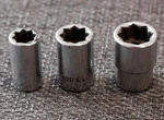 Snap On 1/4" Drive 8 Pt 3pc Double Square Socket Set 1/4 5/16 3/8 Tm 408 410 412. Fixed Price $29.95.
