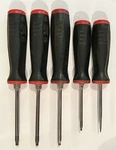 Snap-on Torx Drivers T30 T27 T25 T15 & Awl Black Red Handles. Fixed Price $65.00.