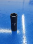 Matco Tools "adv" Adp12m6v, 1/4" Drive, 12mm. Impact Socket 2" Deep 6 Point New. Fixed Price $24.00.