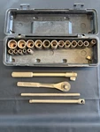Ampco 1/2 Drive Non-sparking Socket Set W141r + 17 Sockets W280 W281 Usa. Fixed Price $249.99.