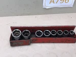 New Britain + 1 Napa 3/8-inch Drive Metric Socket Set W/tray Vintage Usa. Fixed Price $49.95.