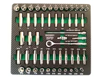 Sk Tools New 1/4" Drive 52 Piece Shallow And Deep Sae Metric Socket Set Sk03001. Fixed Price $149.95.