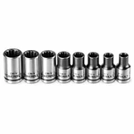 Powerbuilt 8 Piece 1/4 Inch Drive Universal Socket Set With Tray -. Fixed Price $17.95.