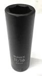 Sunex 222d 11/16" 1/2" Drive 6 Point Deep Impact Socket Standard Tools 6pt Sae. Fixed Price $14.40.