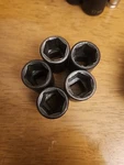 Usa Proto 7215m 6 Point 15mm Impact Shallow Socket. Lot Of 5. Fixed Price $30.00.