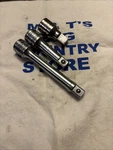 Snap-on Tools Usa 1/2" Drive 3pc Socket Extension Set Sx2 Sx-3 Sx-5. Fixed Price $65.63.