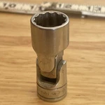 Snap On 3/8 Drive Metric 14mm Shallow 12 Point Swivel Socket Fu14m Vintage Usa. Fixed Price $59.99.