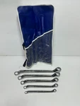 Nos Craftsman Usa 5pc Sae 44349 Professional Polished Deep Offset Box Wrench Set. Fixed Price $289.99.