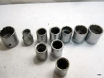 Craftsman Set Of 10 Sockets Mix Lot See Description. Fixed Price $26.80.