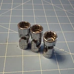 Snap On Fu16a 3/8 " Drive 1/2" 12 Point Flex Socket Sae Usa You Get 1 Of 3. Fixed Price $20.95.