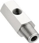 Evil Energy 1/4 Npt Oil Pressure Sensor Tee Npt-1/4 Npt-1/8 Npt, Silver. Fixed Price $21.40.