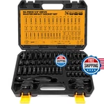 Elead 1/4" Drive Impact Socket Set, 56-piece Standard Sae (5/32 To 9/16 Inch) An. Fixed Price $63.56.
