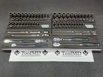 Snap-on Tools New Power Blue 106pc 1/4" & 3/8" Dr Sae Metric Foam Tool Set. Fixed Price $3795.00.
