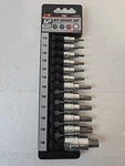 Performance Tool W38802 12pc Star Bit Socket Set Use W 1/4" 1/2" 3/8" Drive New. Fixed Price $25.99.