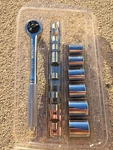 Allen Usa Forged 8 Piece 12pt Socket Set Wrench 6 Sockets & Holder. Fixed Price $39.99.