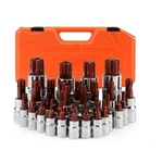 34pcs Torx Bit Socket Set Premium S2 Alloy Steel Tamper Proof Solid Star T6-t70. Fixed Price $33.99.
