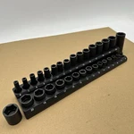 Snap-on 32pc 3/8 Drive Metric Deep & Shallow Impact Set Simf, Imfm 6-19 21/24mm. Fixed Price $519.95.