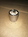 Craftsman Cmmt #43549 19mm Shallow Socket 6 Point 3/8" Drive New. 0131. Fixed Price $3.50.