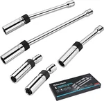 Duratech 5/8" 9/16" Magnetic Swivel Spark Plug Socket 5 Pcs Set 6pt 12pt. Fixed Price $40.99.