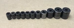 Snap-on Sockets 9pc Black 1/2" Drive Impact Sae Shallow 6-point Set. See Pics. Fixed Price $174.99.