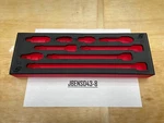 Snap-on Tools Red Foam Organizer Tray For 9pc 3/8" Drive Extension Adapter Set. Fixed Price $199.95.