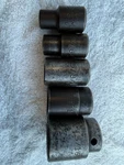 Mac Impact Socket Set 1/2 Drive 15/16 11/16 5/8 7/16 3/8. Fixed Price $30.00.