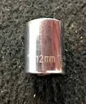 Husky, 20512, 12mm, 1/4 Drive, 6pt Metric Socket, Usa. Fixed Price $3.99.