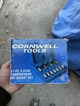 Cornwell Tools Cbstsh1102s 11 Pc 5 Star Torx Tamperproof Bit Socket Set New. Fixed Price $65.00.