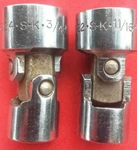 2 S-k U-joint 3/8 Drive 6 Point Swivel Sockets 11/16 -40622 3/4 40624 Usa. Fixed Price $17.50.