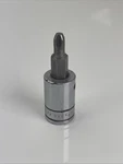 Snap On Tools Usa Fpd32 - 3/8" Drive # 3 Pozidrive Tip Bit Socket Driver New. Fixed Price $25.00.