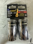 New Gearwrench 1/2 12pt. Deep Socket 2pc. 30mm 80826 & 32mm. Fixed Price $15.00.