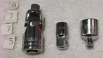 3pc Titan 3/8" Universal & 1/4 Adapter 1/4" " New. Fixed Price $11.56.
