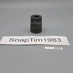 Snap-on Tools 3/4" Dr 1-1/8" 12pt Black Industrial Finish Socket Gldh362 Usa. Fixed Price $32.99.
