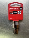 New! Craftsman 10mm Socket 1/2 Drive 12pt Cmmt44232. Fixed Price $10.99.