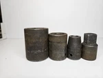 Williams Usa Impact Socket Lot 1-1/8" 4-636 7/8" A4-628 1/2" A4-616 And Adapter. Fixed Price $34.99.