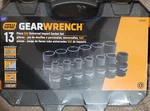 Gearwrench 84938n 13 Pc. 1/2" Drive 6 Pt Std Universal Impact Socket Set Sae New. Fixed Price $154.99.