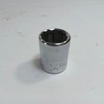 Craftsman Tools Usa Vv44305, 3/8" Drive, 14mm. Socket, Shallow, 12 Point Knurled. Fixed Price $10.99.