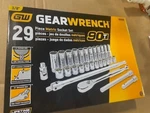 Gearwrench 80692 29 Pc Metric Socket Set, 12-point, 3/8" Drive , 90 Tooth - New. Fixed Price $120.00.