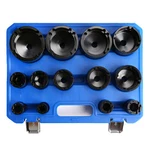 13pc Grooved Locknut Socket Set 1/2" Dr. Internal Teeth 18 - 80mm 60mm Long Deep. Fixed Price $111.69.