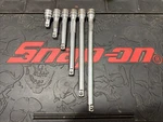 Snap-on Tools 6 Piece Set 1/2" Drive 6pc Extension Chrome Made In Usa. Fixed Price $189.99.