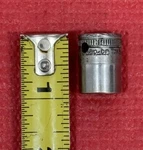Early Snap-on Tools F-140, 3/8" Drive Sae 7/16" Shallow Chrome Socket 12pt Usa. Fixed Price $9.99.