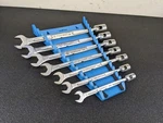 #bi924 Cornwell Cwx 7pc 6 Pt & 12 Sae Swivel Socket Combination Wrench Set. Fixed Price $129.95.