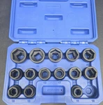 Cornwell Cbpi3msb - 15 Piece 1/2 Dr Bluepower Square Or Hex Stubby Metric Set. Fixed Price $119.95.